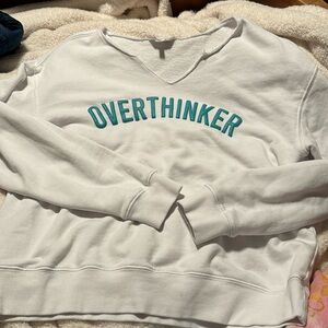 Wildfox Overthinker V neck sweatshirt